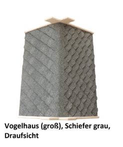 23.230-01 Vogelhaus (groß), Schiefer grau - 4